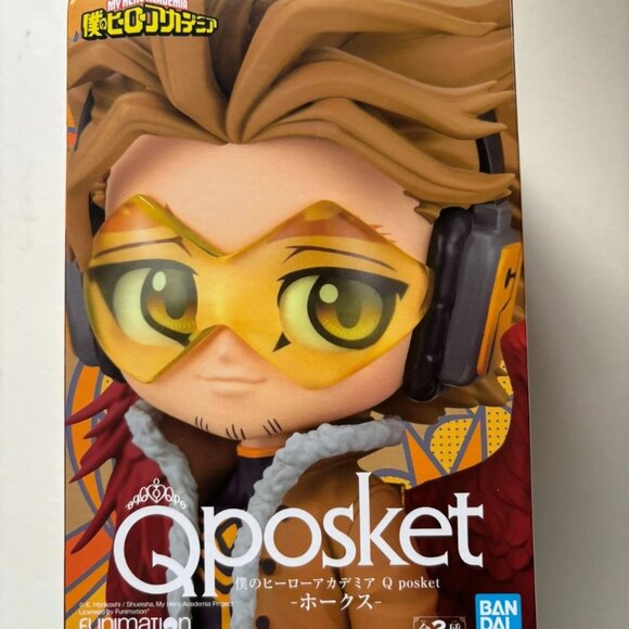 NEW My Hero Academia QPosket Hawks 5.5'' Figure - Picture 8 of 8